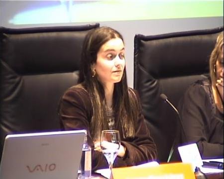 Lorena Otero L&oacute;pez, letrada da Xunta de Galicia - Congreso sobre Unha Visión Xuridica do Camiño de Santiago